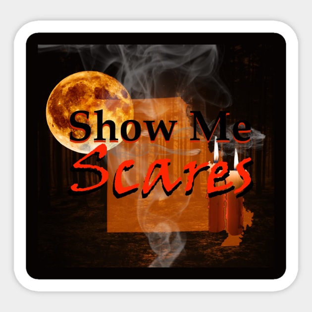 Show Me Scares Original Logo Sticker by Show Me Scares Podcast